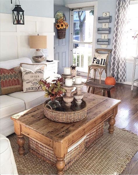 36 Great Ideas For Decorating Farmhouse Coffee Table - Popy Home | Coffee table farmhouse, Home ...