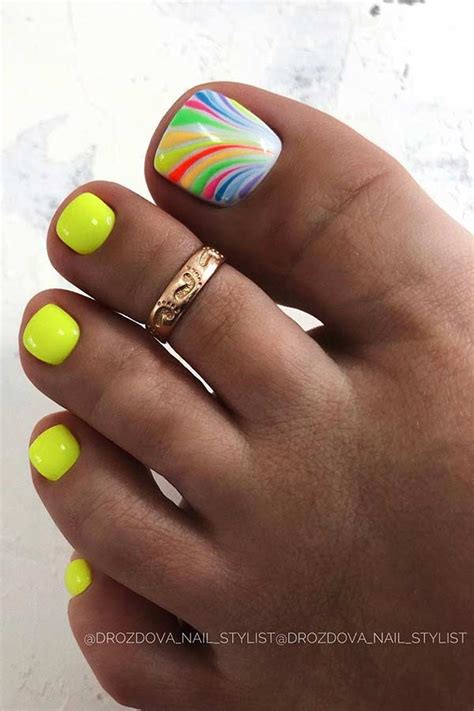 Neon Toe Nails, Fall Toe Nails, Summer Toe Nails, Pretty Toe Nails ...