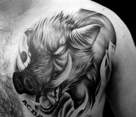 60 Cool Boar Tattoo Designs for Men [2023 Inspiration Guide]