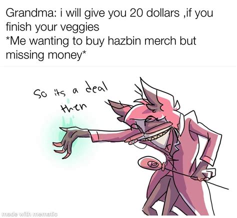 If you’ve seen my memes past 24 hours, yes I’m addicted : r/HazbinHotel