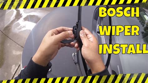 How To Install Bosch Wiper Blades - Quick & Easy Way - YouTube