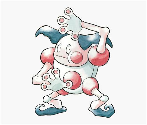 Mr Mime Official Art, HD Png Download - kindpng