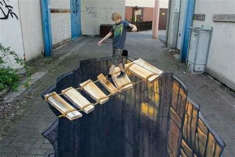 3D StreetArt | 3d sidewalk art, Street art illusions, 3d street art