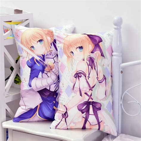 Aliexpress.com : Buy Japanese Anime Fate Stay Night Saber Hugging Body Pillow Cute Cartoon Back ...