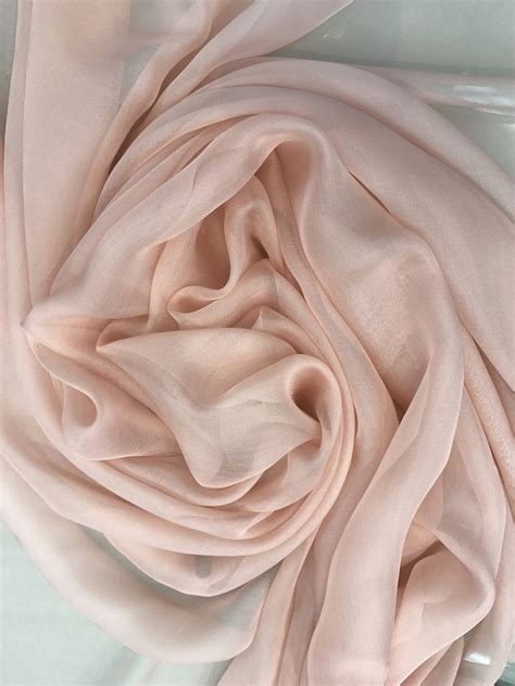 Silk Chiffon 54 Wide Silk Chiffon Fabric Sold by the | Etsy