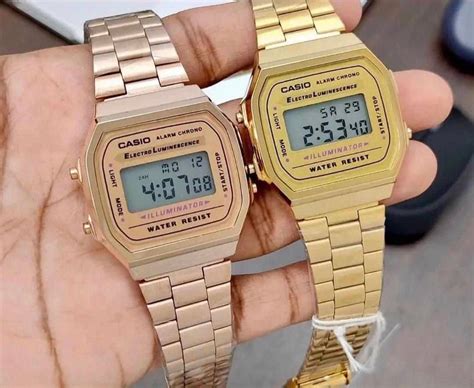 casio watch gold vintage