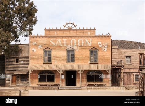 Old Western Town Saloon