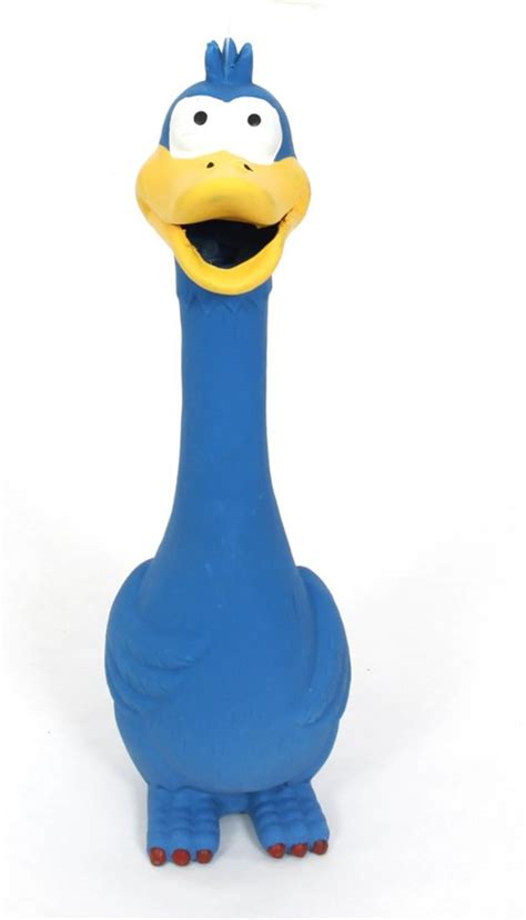 Blue Duck Shaped Squeaky Latex Puppy Dog Chew Toy - Walmart.com - Walmart.com