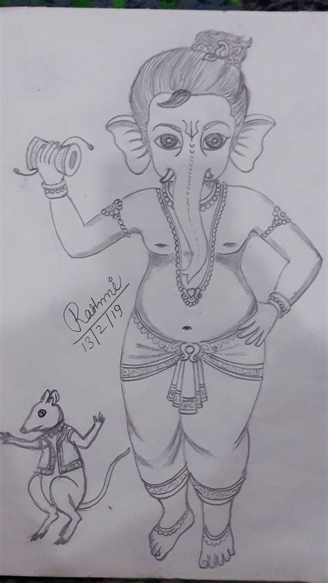 Bal Ganesh | Easy love drawings, Book art drawings, Cool pencil drawings