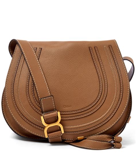 Chloe Marcie Handbag Brown | semashow.com