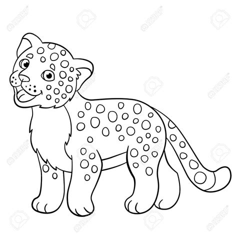 Jaguar Outline Drawing at GetDrawings | Free download