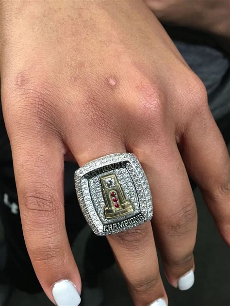 South Carolina women's basketball team receives NCAA championship rings at halftime of football ...