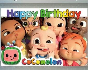 Cocomelon Backdrop Birthday | Etsy