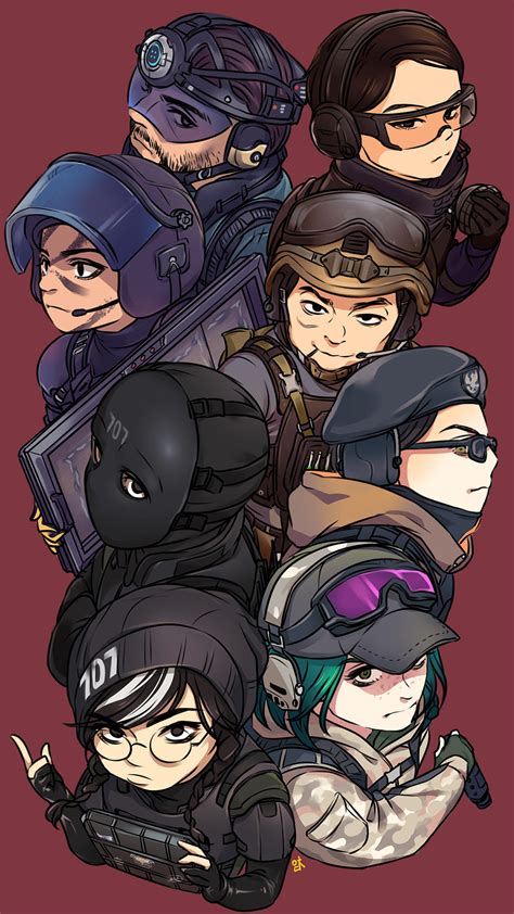 R6 Siege Operator Year2 Phone Wallpaper by EDICH-art on DeviantArt