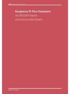 Raspberry Pi Pico Datasheet - Components101 / raspberry-pi-pico-datasheet-components101.pdf ...