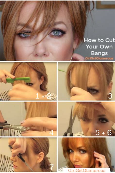 How To Cut Your Own Bangs Long Hair A Step By Step Guide - Best Simple Hairstyles for Every Occasion