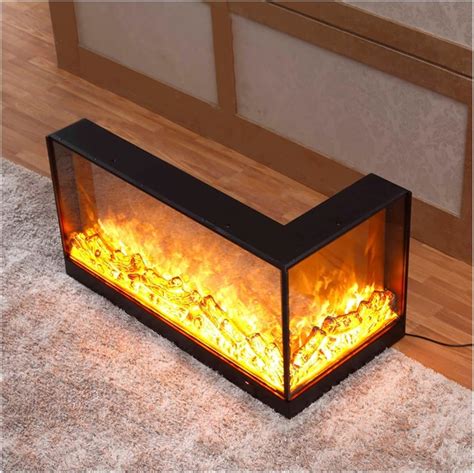 Amazon.com: fireplace tv stand Corner Fireplace in Wall Recessed ...