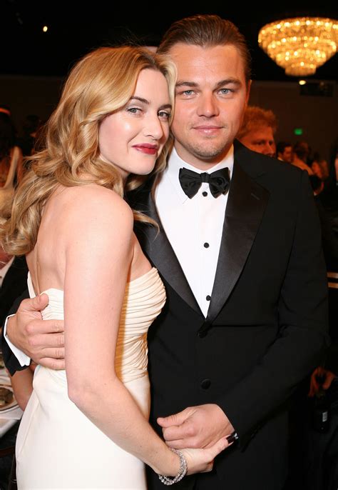 Kate Winslet and Leonardo DiCaprio posed at the awards in 2007. | A ...