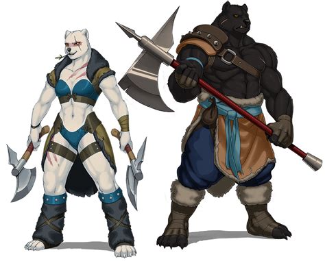 Werebear concept art by luigiix on DeviantArt