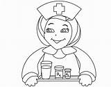 Nurse Hat Coloring Pages At GetDrawings  Free Download sketch template