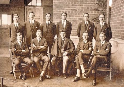 Fr Eustace St Clair Hill CR and the College prefects 1920.png | The Heritage Portal