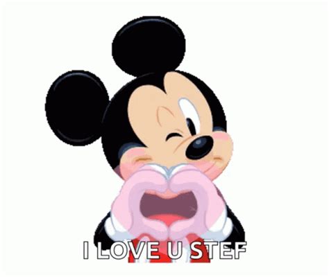 Mickey Mouse Wink GIF - MickeyMouse Wink Heart - Discover & Share GIFs