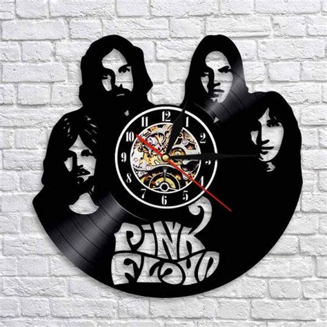 Pink Floyd Room Art Lp Vinyl Retro Record Wall Clock Rock Band Art ...