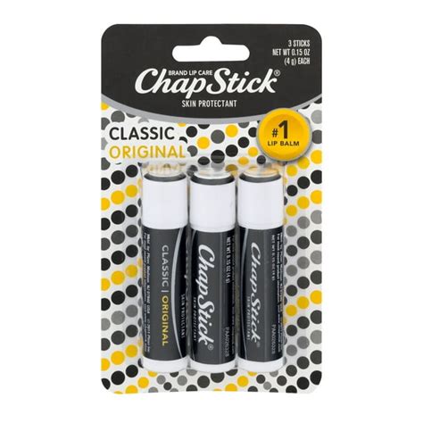 ChapStick Classic Original Lip Balm, 3 Pack - Walmart.com - Walmart.com