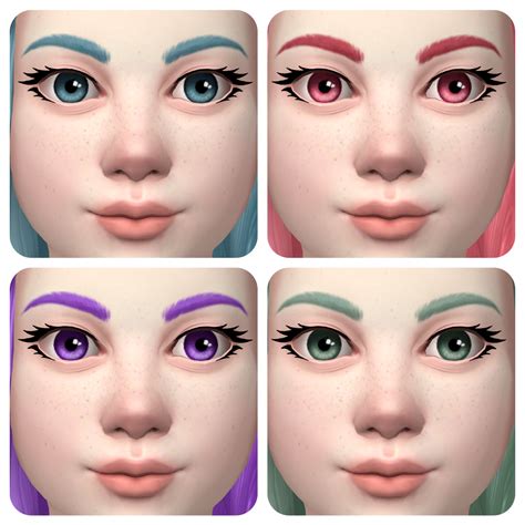 kissalopa: Someone-elsa’s Soulmate Eyes Recolours 46 add-on non-default swatches in Candy Shop ...