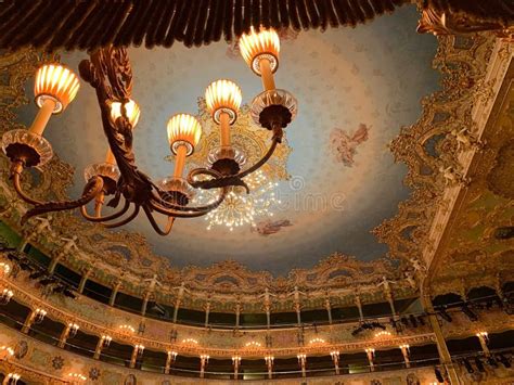 The Phoenix, Teatro La Fenice, an Opera House in Venice, Italy Stock ...