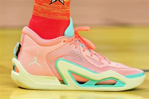 Jayson Tatum: Jayson Tatum x Jordan Tatum 1 “Pink Lemonade” shoes ...