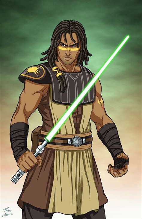 Quinlan Vos (Star Wars) commission by phil-cho on DeviantArt | Star wars characters pictures ...