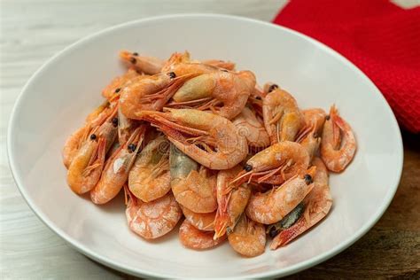 Pinchos De Gambas De Gambas Al Ajillo. Imagen de archivo - Imagen de ...