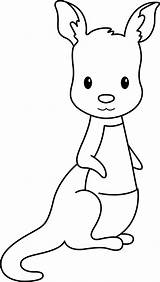 Kangaroo Kids Coloring Page Great For Beginner Book 2506061  sketch template