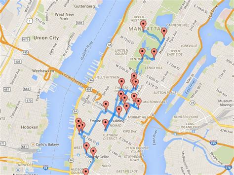 The Perfect Walking Tour of NYC, According to a Data Scientist | New ...