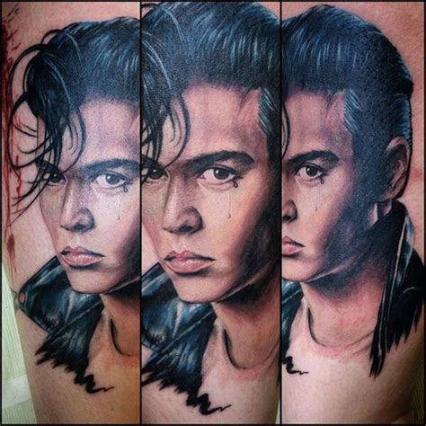 Johnny Depp Cry Baby Tattoo