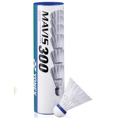 Yonex Mavis 300 Badminton Nylon Shuttles / Shuttlecocks White - Set of — Badminton HQ