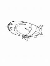 Airship coloring pages sketch template