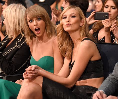 Taylor Swift and Karlie Kloss | Celebrities in the Audience at American ...