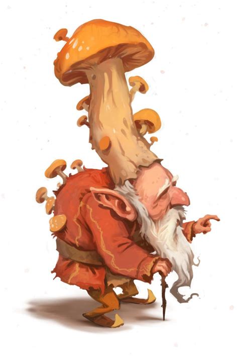 Mushroom King, Andrew Bosley | Fantasy character design, Character design, Character art