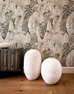 Amazon Luxe Palms Black & White Australian Made Wallpaper Online. – Olive et Oriel