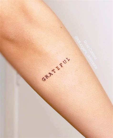 66 Meaningful One-word Tattoos That Say A Million Things | Wrist ...