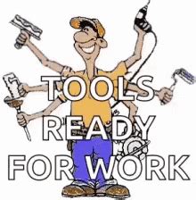 Tools Work GIF - Tools Work Handyman - Discover & Share GIFs