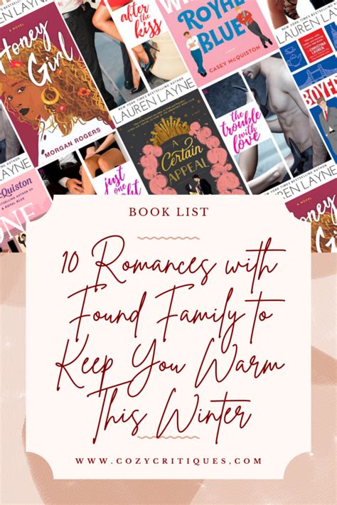 10 Romance Books with Found Family to Keep You Warm This Winter - Cozy Critiques