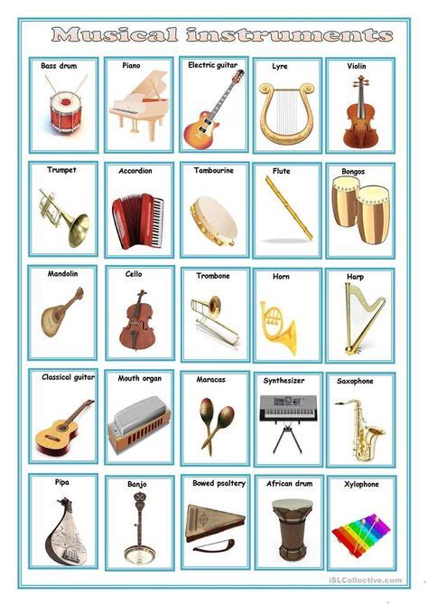 musical instruments | Preschool craft activities, Musical instruments ...