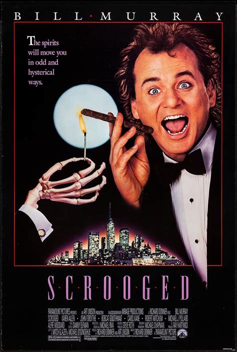 Scrooged (1988) movie poster - Fonts In Use