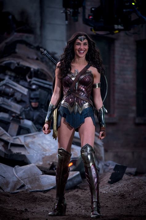 Gal Gadot Looks Adorable in BTS from Batman v Superman