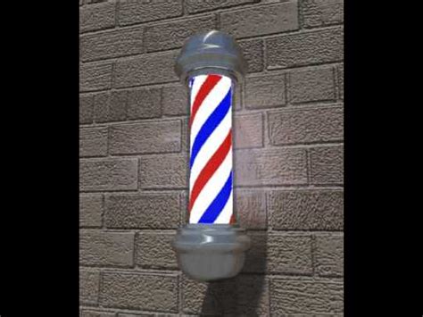 Barber Pole Glow 3ds max - YouTube
