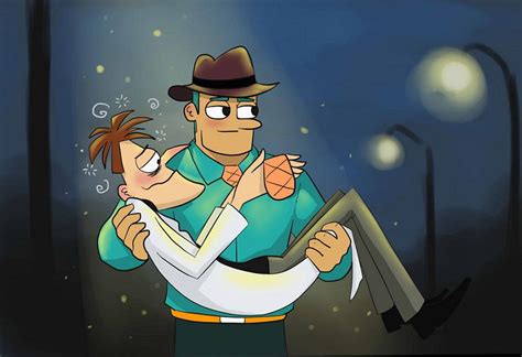 Heinz Doofenshmirtz and Agent P (human) by greensky222 on DeviantArt