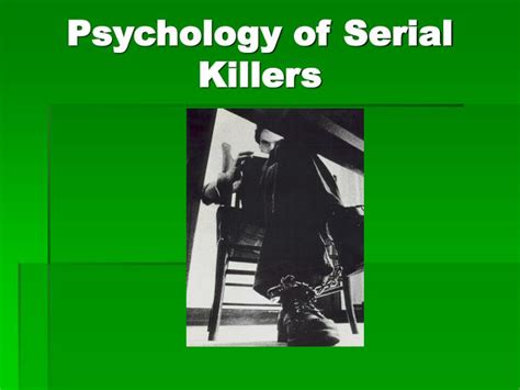 PPT - Psychology of Serial Killers PowerPoint Presentation, free ...